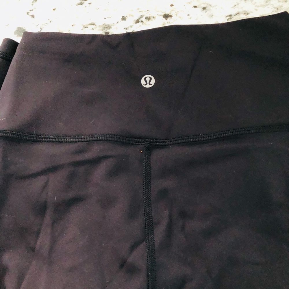 lulu lemon soft black leggings
